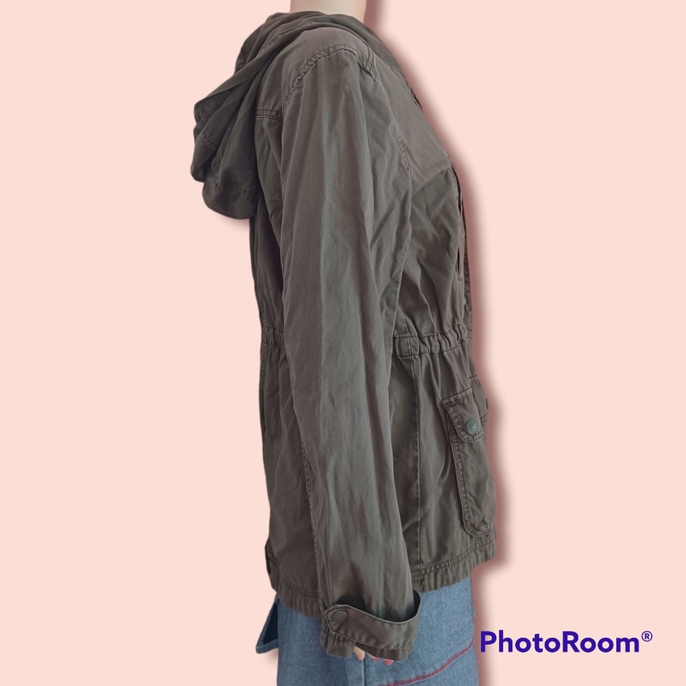 Caslon Olive Green Cargo Jacket - Picture 4 of 7